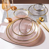 7 Piece Glass Dinner Set, Glassware- | Get A Free Side Table Today