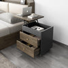 Islets Extentable Bedside Table, Oak- | Get A Free Side Table Today