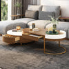 Ouezzane Nesting Coffee Table Set, Oak- | Get A Free Side Table Today