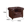 Vintage Chesterfield Three Seater Sofa-Weilai Concept