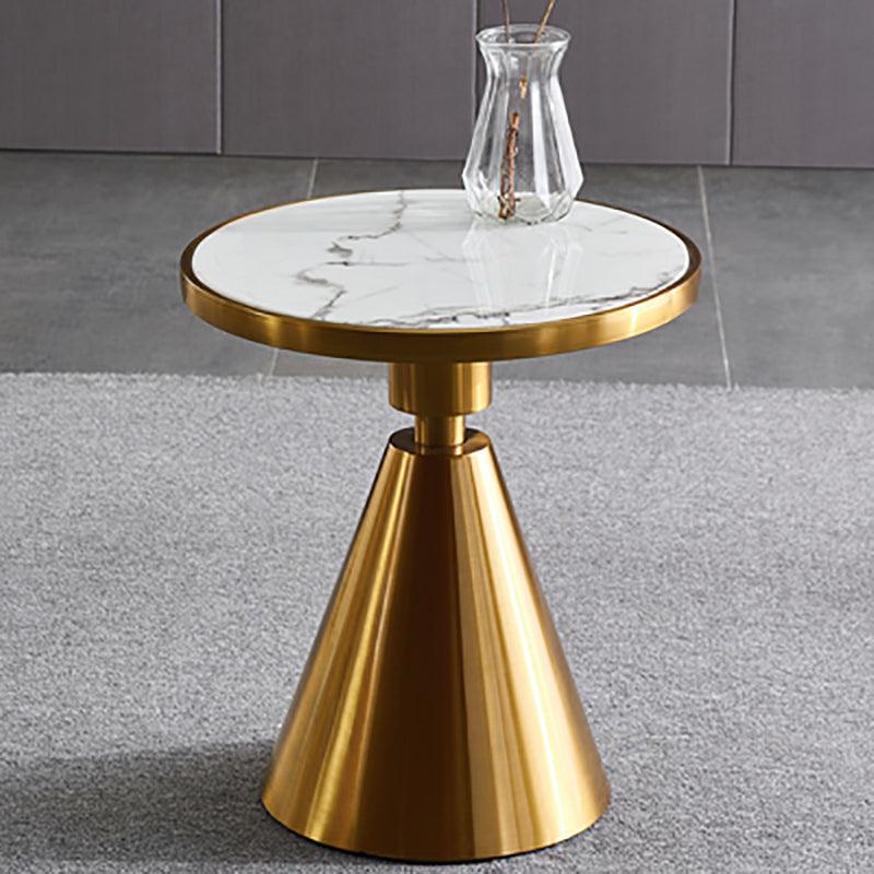 Modern Side Table with Marble top and Metal Base- | Get A Free Side Table Today