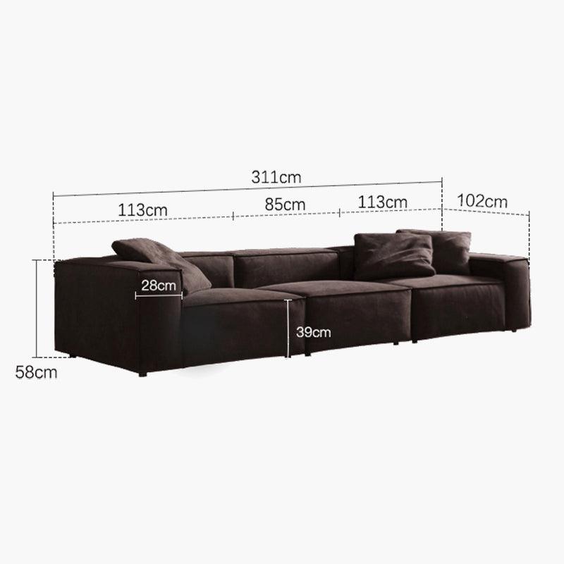 Hee Nordic Fabric Sofa, Two/ Three Seater Sofa- | Get A Free Side Table Today