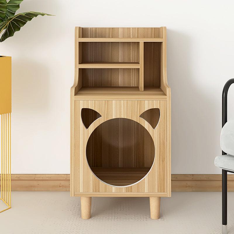 Pura Side Table With Pet House, Wood- | Get A Free Side Table Today