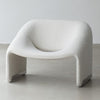 Wawa Accent Chair, Armchair, White Lamb Wool- | Get A Free Side Table Today