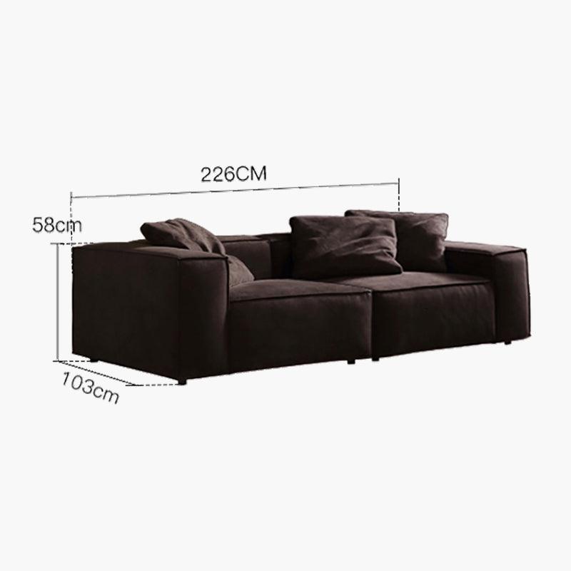 Hee Nordic Fabric Sofa, Two/ Three Seater Sofa- | Get A Free Side Table Today