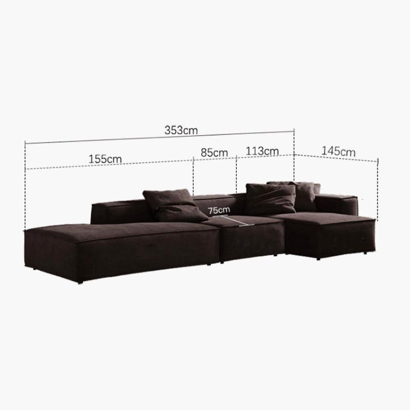 Hee Nordic Fabric Sofa, Two/ Three Seater Sofa- | Get A Free Side Table Today