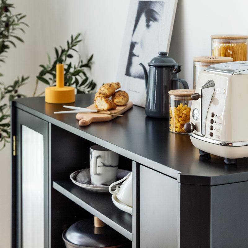 Aber Sideboard, Black- | Get A Free Side Table Today