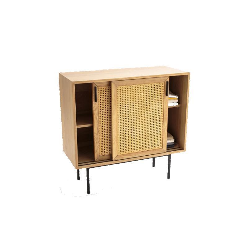 Acacia Cane Rattan Sideboard- | Get A Free Side Table Today