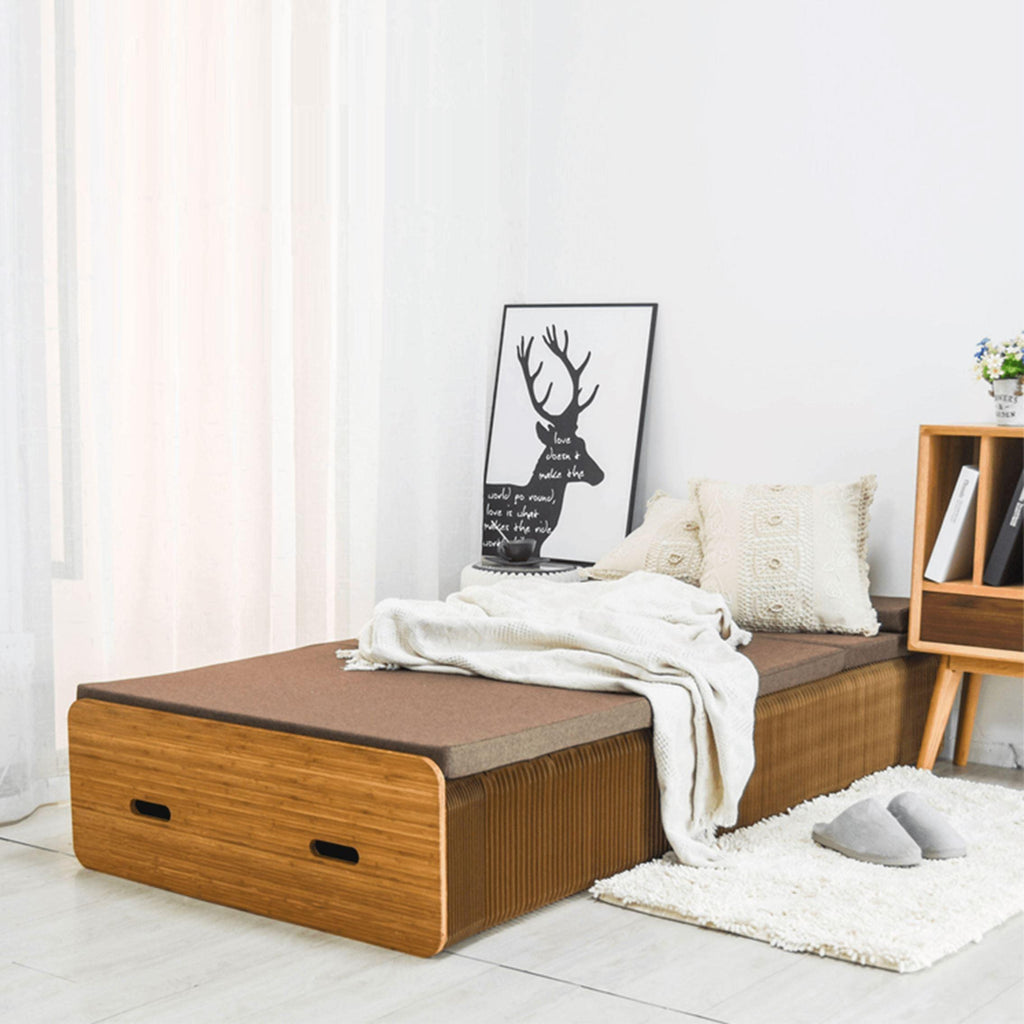 Accordion Folding Single Bed- | Get A Free Side Table Today