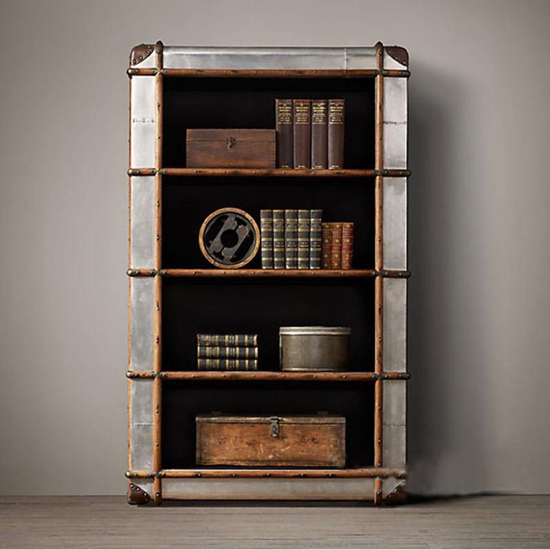 AF55 Aviator Bookcase, Loft Style- | Get A Free Side Table Today