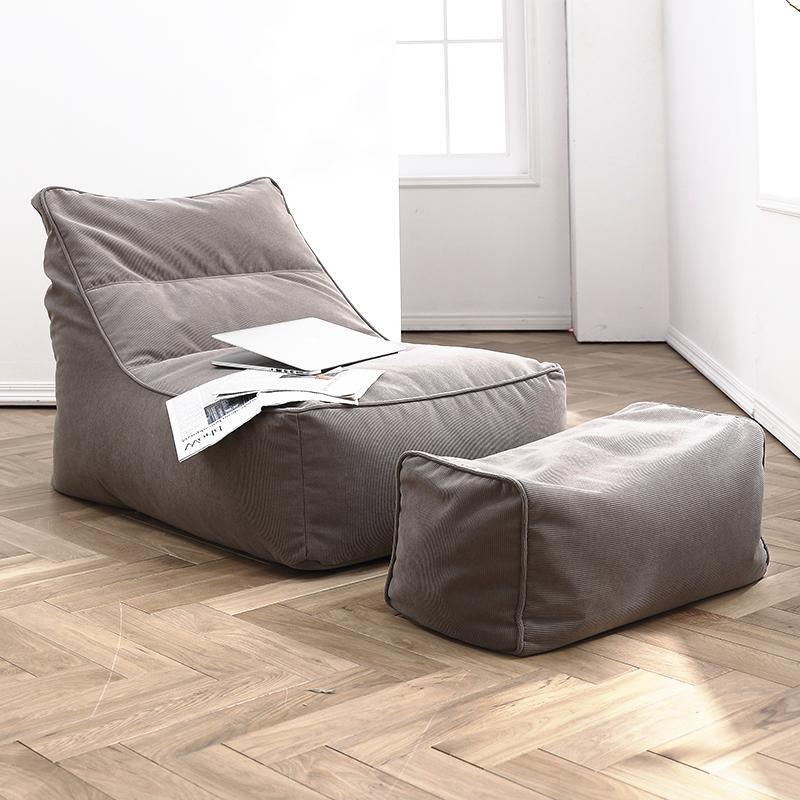 Andra Beanbag And Footstool- | Get A Free Side Table Today
