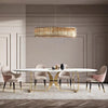 Arpen Dining Table, Marble And Gold, Dining Table Set- | Get A Free Side Table Today