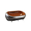 Aviator Airplane Tub Sofa, Aluminum Loveseat- | Get A Free Side Table Today