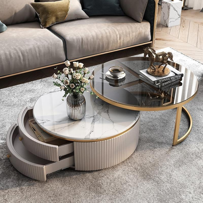 Bell Nesting Coffee Table- | Get A Free Side Table Today