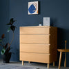 Belles Chests Of Drawers, Ash- | Get A Free Side Table Today