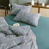 CA414 Cotton Duvet Cover + Bed Sheet + 2 Pillowcases, King, More Patterns Available- | Get A Free Side Table Today