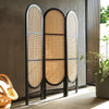 Cane Rattan Room Divider/ Screen, Oak- | Get A Free Side Table Today
