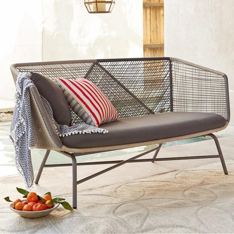 Carmean Rattan Chair and Footstool, Outdoor Furniture- | Get A Free Side Table Today