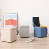 Cube Footstool With Storage- | Get A Free Side Table Today