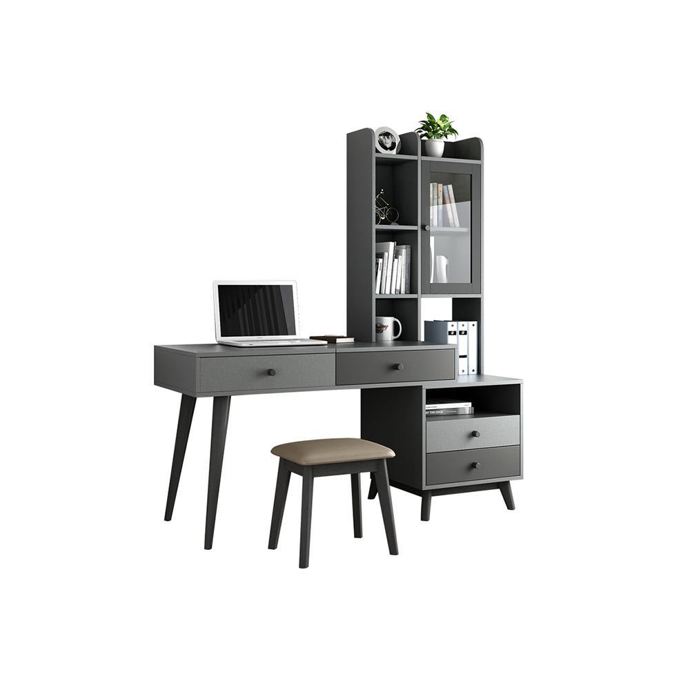 DI284 Office Desk With Side Storage- | Get A Free Side Table Today