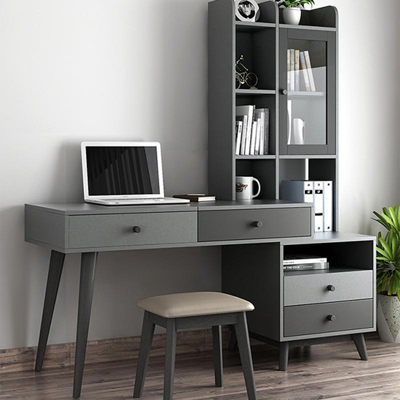 DI284 Office Desk With Side Storage- | Get A Free Side Table Today