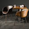 Eames Style Dining Chair, Real Leather- | Get A Free Side Table Today