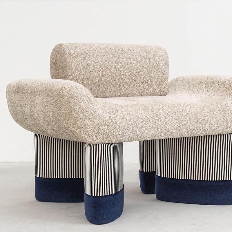 Egle Armchair, Cashmere- | Get A Free Side Table Today