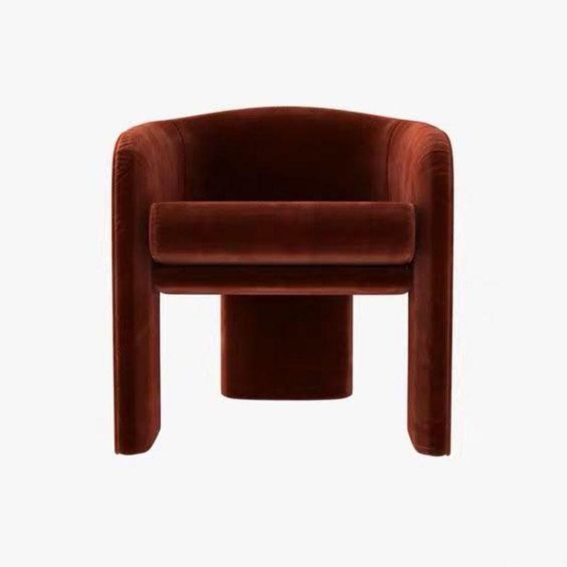 Milo Baughman Armchair, Velvet- | Get A Free Side Table Today