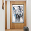 Elephant Framed Wall Art Print 80*120cm- | Get A Free Side Table Today