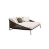 Emi Rattan Armchair And Ottoman, Outdoor Furniture- | Get A Free Side Table Today