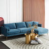 Evesham Three Seater Sofa, Blue Velvet- | Get A Free Side Table Today