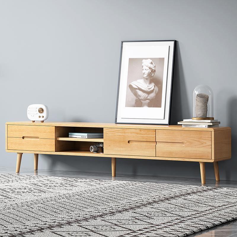 Freddie TV Stand, Ash- | Get A Free Side Table Today