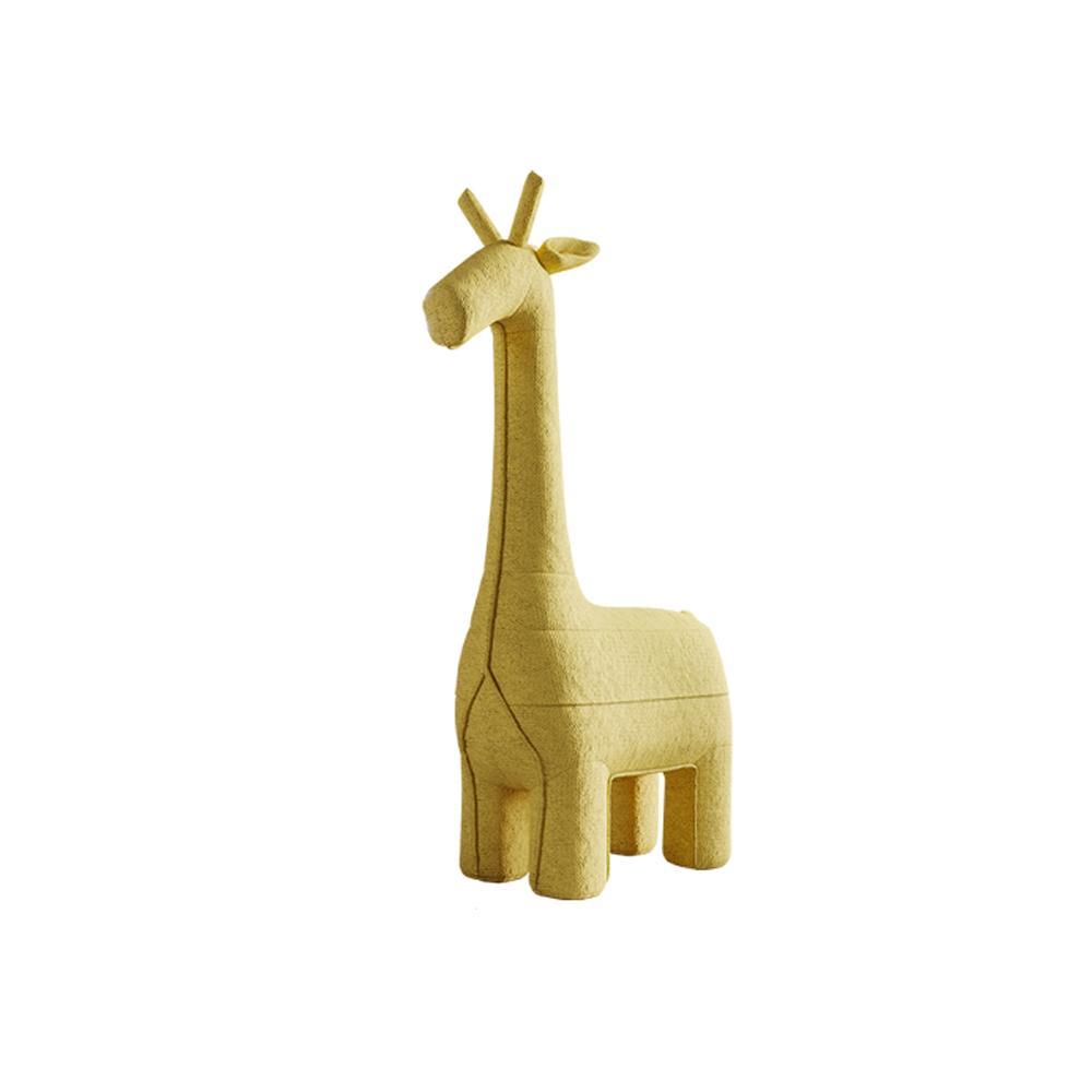 Giraffe Design Chair, Yellow Fabric, Kid Chair- | Get A Free Side Table Today