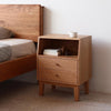 I09 Bedside Table, Walnut- | Get A Free Side Table Today