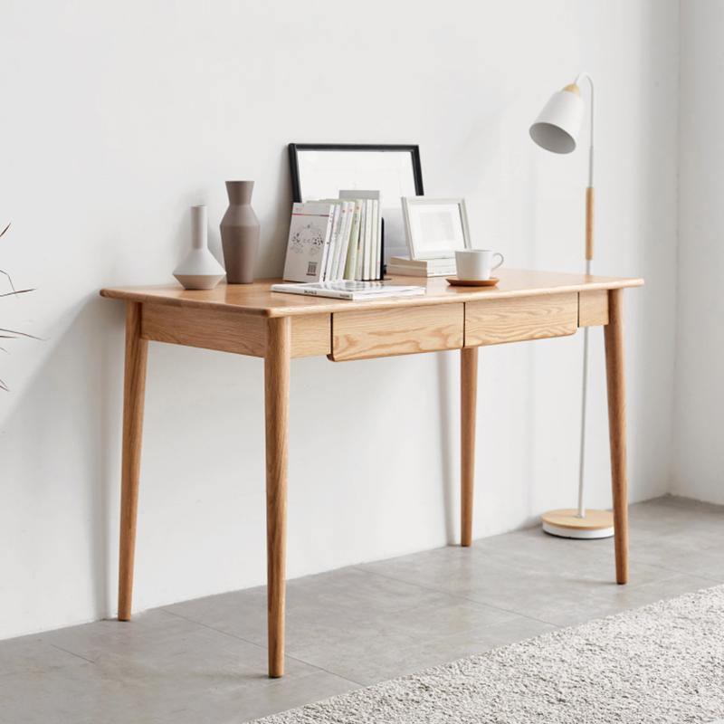 Isa Office Desk, Ash- | Get A Free Side Table Today