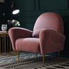 Isabella Armchair, Velvet- | Get A Free Side Table Today