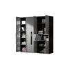 KA9314 Wardrobe, Grey- | Get A Free Side Table Today