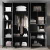 KA9314 Wardrobe, Grey- | Get A Free Side Table Today