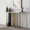 Kave Console Table, Gold And Black- | Get A Free Side Table Today