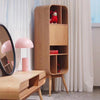 Kya Bookcase, Oak Shelving Unit- | Get A Free Side Table Today