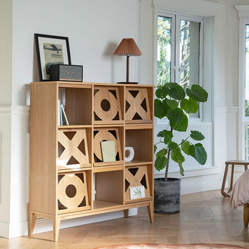 Maze Shelving Unit, Bookcase, Rosewood- | Get A Free Side Table Today