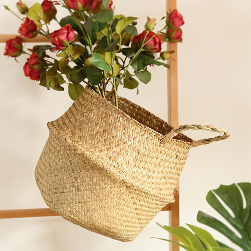 MI44 A Set Of Two Rattan Indoor Plant Stands- | Get A Free Side Table Today