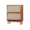 Pavia Cabinet, Rattan & Oak- | Get A Free Side Table Today