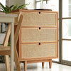 Pavia Chests Of Drawers, Natural Rattan & Oak