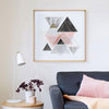 Rhythm Framed Wall Art Print 70*70cm- | Get A Free Side Table Today