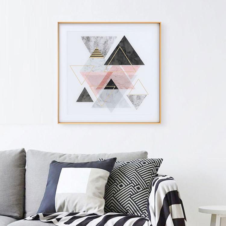 Rhythm Framed Wall Art Print 70*70cm- | Get A Free Side Table Today