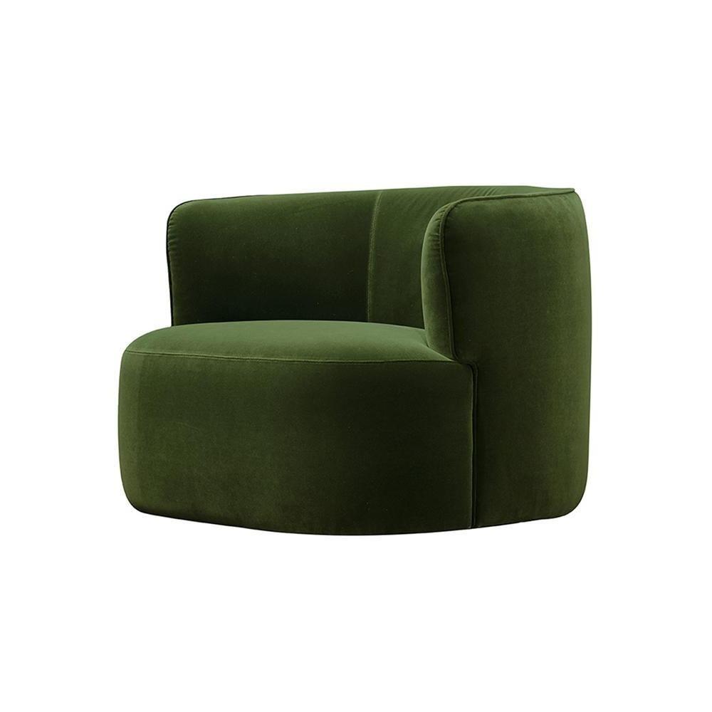 Ritz Armchair, Green Velvet- | Get A Free Side Table Today