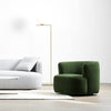 Ritz Armchair, Green Velvet- | Get A Free Side Table Today