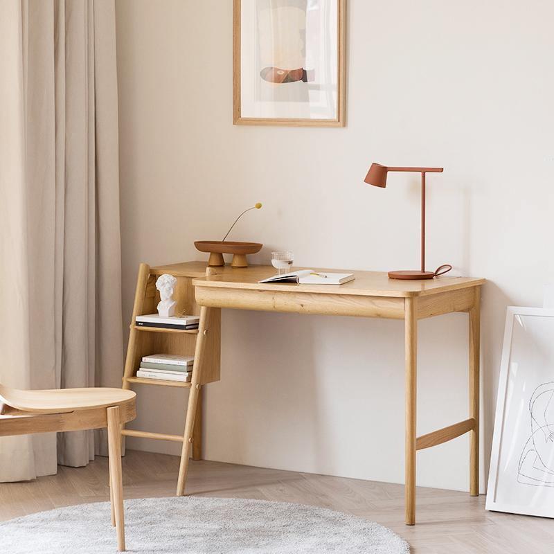 Sadie Office Desk, Ash- | Get A Free Side Table Today