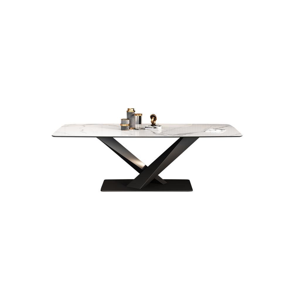 Sanders Dining Table, Marble- | Get A Free Side Table Today